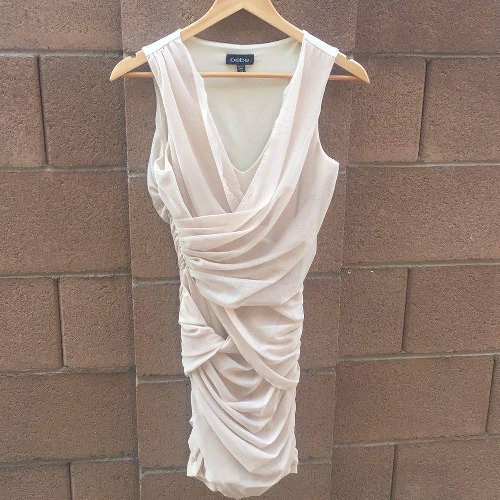 Bebe body  icon Grecian style dress xs fitted